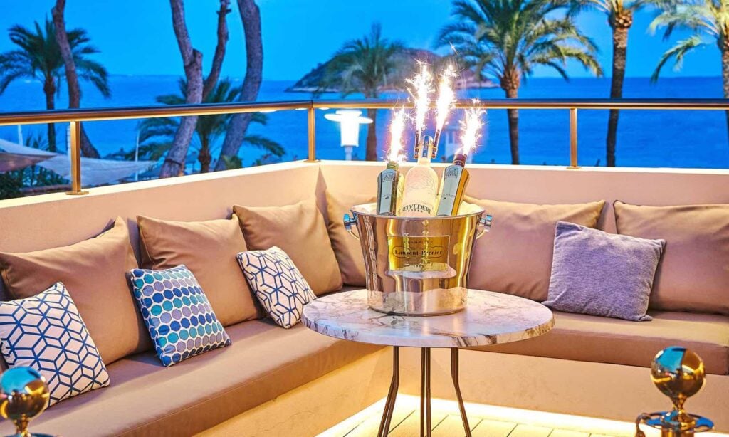 VIP table in Magaluf